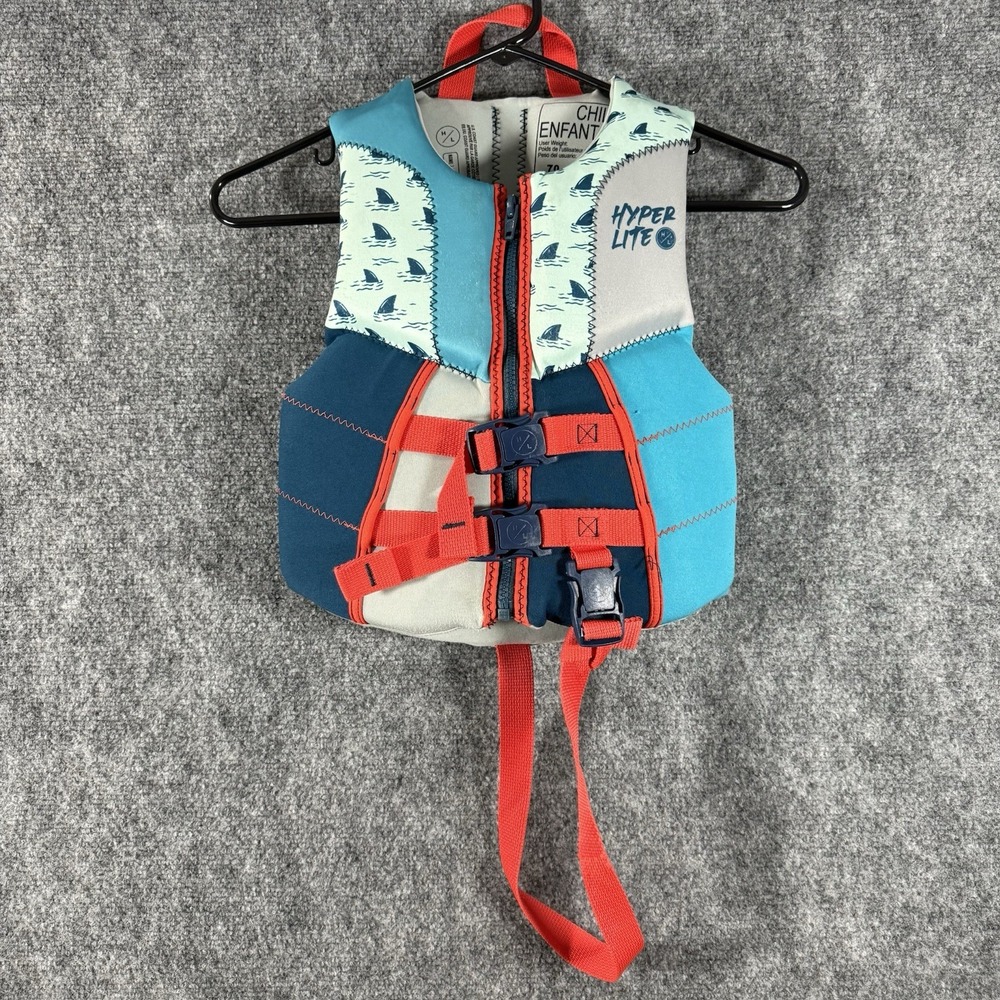 Hyperlite Child Life Vest, Fits Child 33-55 lbs Biolite Foam Life Vest